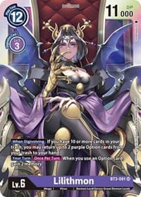 Lilithmon - Release Special Booster 1.0 - Digimon Card Game card