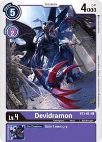 Devidramon - Release Special Booster 1.0 - Digimon Card Game card