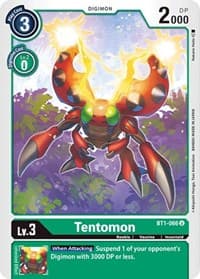 Tentomon - Release Special Booster 1.0 - Digimon Card Game card