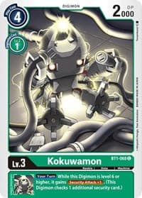 Kokuwamon - Release Special Booster 1.0 - Digimon Card Game card