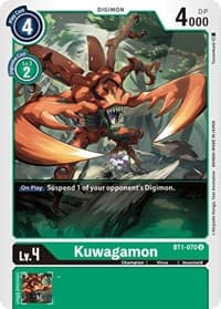 Kuwagamon - Release Special Booster 1.0 - Digimon Card Game card