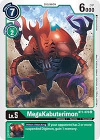 MegaKabuterimon - Release Special Booster 1.0 - Digimon Card Game card