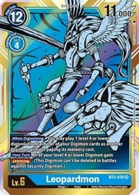 Leopardmon (Alternate Art) - Release Special Booster 1.0 - Digimon Card Game card