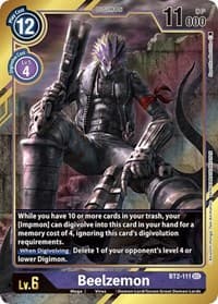 Beelzemon (Alternate Art) - Release Special Booster 1.0 - Digimon Card Game card
