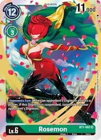 Rosemon - Release Special Booster 1.0 - Digimon Card Game card