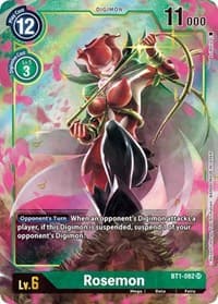 Rosemon (Alternate Art) - Release Special Booster 1.0 - Digimon Card Game card