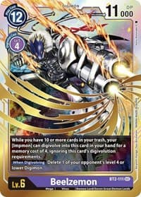Beelzemon - Release Special Booster 1.0 - Digimon Card Game card