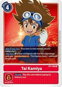 Tai Kamiya - BT1-085 - Release Special Booster 1.0 - Digimon Card Game card