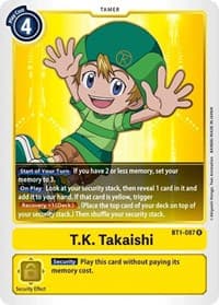 T.K. Takaishi - Release Special Booster 1.0 - Digimon Card Game card