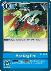Mad Dog Fire - Release Special Booster 1.0 - Digimon Card Game card