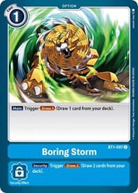 Boring Storm - Release Special Booster 1.0 - Digimon Card Game card
