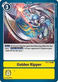 Golden Ripper - Release Special Booster 1.0 - Digimon Card Game card