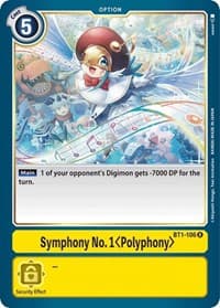 Symphony No. 1 (Polyphony) - Release Special Booster 1.0 - Digimon Card Game card