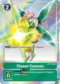 Flower Cannon (Alternate Art) - Release Special Booster 1.0 - Digimon Card Game card