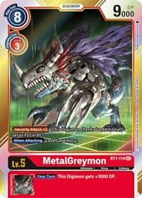 MetalGreymon (Secret Rare) - Release Special Booster 1.0 - Digimon Card Game card