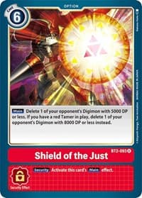 Shield of the Just - Release Special Booster 1.0 - Digimon Card Game card