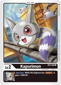 Kapurimon - Release Special Booster 1.0 - Digimon Card Game card