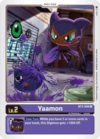 Yaamon - Release Special Booster 1.0 - Digimon Card Game card
