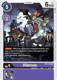 Vilemon - Release Special Booster 1.0 - Digimon Card Game card