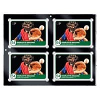 35PT 4-Card Black Border UV ONE-TOUCH Magnetic Holder - Ultra Pro Toploaders - Collectible Storage card