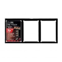 35PT 3-Card Black Border UV ONE-TOUCH Magnetic Holder - Ultra Pro Toploaders - Collectible Storage card
