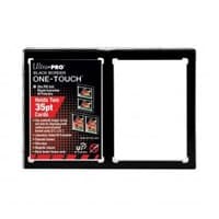 35PT 2-Card Black Border UV ONE-TOUCH Magnetic Holder - Ultra Pro Toploaders - Collectible Storage card