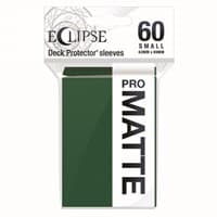 PRO-Matte Eclipse Small Deck Protector Sleeves - Forest Green (60-Pack) - Ultra Pro Card Sleeves - Card Sleeves card