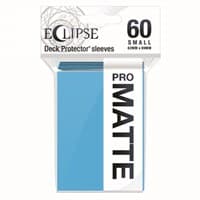 PRO-Matte Eclipse Small Deck Protector Sleeves - Sky Blue (60-Pack) - Ultra Pro Card Sleeves - Card Sleeves card