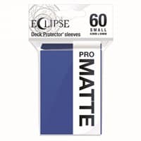 PRO-Matte Eclipse Small Deck Protector Sleeves - Pacific Blue (60-Pack) - Ultra Pro Card Sleeves - Card Sleeves card