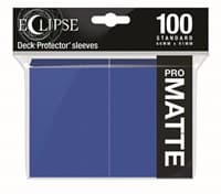 PRO-Matte Eclipse Standard Deck Protector Sleeves - Pacific Blue (100-Pack) - Ultra Pro Card Sleeves - Card Sleeves card