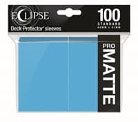 PRO-Matte Eclipse Standard Deck Protector Sleeves - Sky Blue (100-Pack) - Ultra Pro Card Sleeves - Card Sleeves card