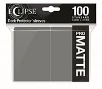 PRO-Matte Eclipse Standard Deck Protector Sleeves - Smoke Grey (100-Pack) - Ultra Pro Card Sleeves - Card Sleeves card