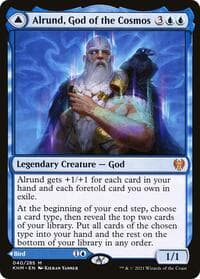 Alrund, God of the Cosmos - Kaldheim - Magic: The Gathering card