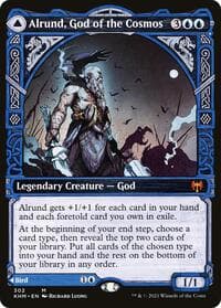 Alrund, God of the Cosmos (Showcase) - Kaldheim - Magic: The Gathering card