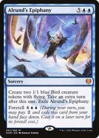 Alrund's Epiphany - Kaldheim - Magic: The Gathering card