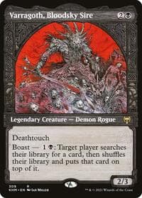 Varragoth, Bloodsky Sire (Showcase) - Kaldheim - Magic: The Gathering card