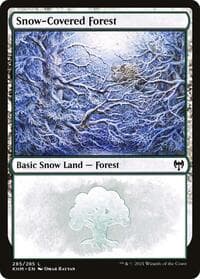 Snow-Covered Forest (285) - Kaldheim - Magic: The Gathering card