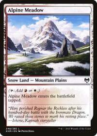 Alpine Meadow - Kaldheim - Magic: The Gathering card