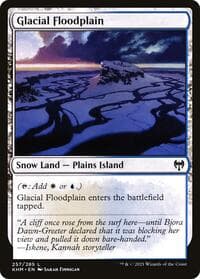 Glacial Floodplain - Kaldheim - Magic: The Gathering card