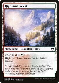 Highland Forest - Kaldheim - Magic: The Gathering card