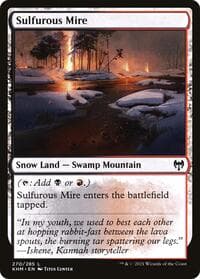 Sulfurous Mire - Kaldheim - Magic: The Gathering card
