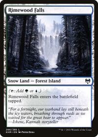 Rimewood Falls - Kaldheim - Magic: The Gathering card