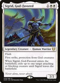 Sigrid, God-Favored - Kaldheim - Magic: The Gathering card