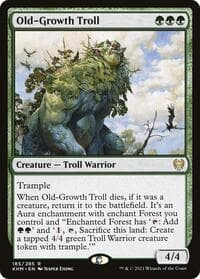 Old-Growth Troll - Kaldheim - Magic: The Gathering card