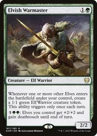 Elvish Warmaster - Kaldheim - Magic: The Gathering card