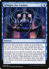 Glimpse the Cosmos - Kaldheim - Magic: The Gathering card