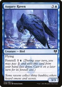 Augury Raven - Kaldheim - Magic: The Gathering card