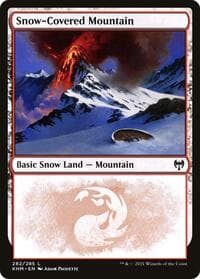 Snow-Covered Mountain (282) - Kaldheim - Magic: The Gathering card