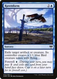 Ravenform - Kaldheim - Magic: The Gathering card
