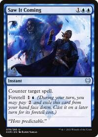 Saw It Coming - Kaldheim - Magic: The Gathering card